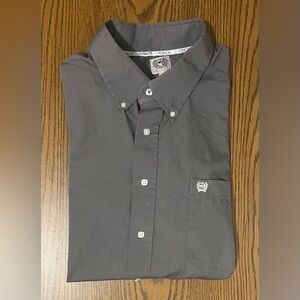 Cinch Men's Charcoal Button-Down Shirt